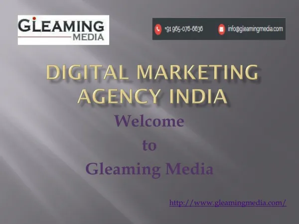 Gleaming Media - Online Digital Marketing Agency in India