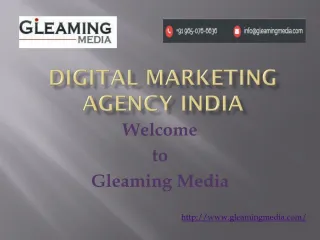 Gleaming Media - Online Digital Marketing Agency in India