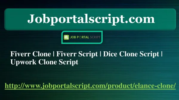 Fiverr Clone | Fiverr Script | Dice Clone Script | Upwork Clone Script