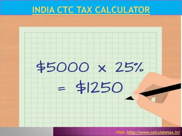 India ctc tax calculator