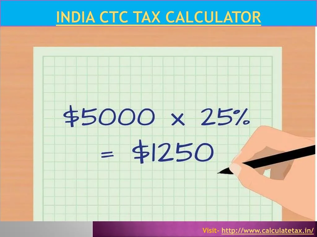 PPT India ctc tax calculator PowerPoint Presentation, free download