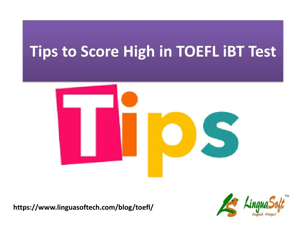 tips to score high in toefl ibt test