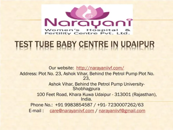 Test Tube Baby Centre in Udaipur