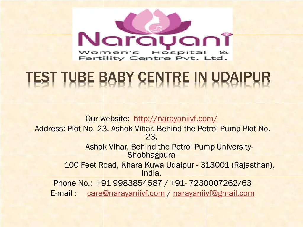 test tube baby centre in udaipur