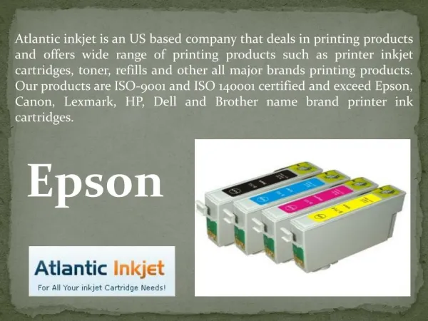 Original Compatible Epson Inkjet Cartridges