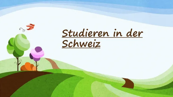 Studieren In Der Schweiz