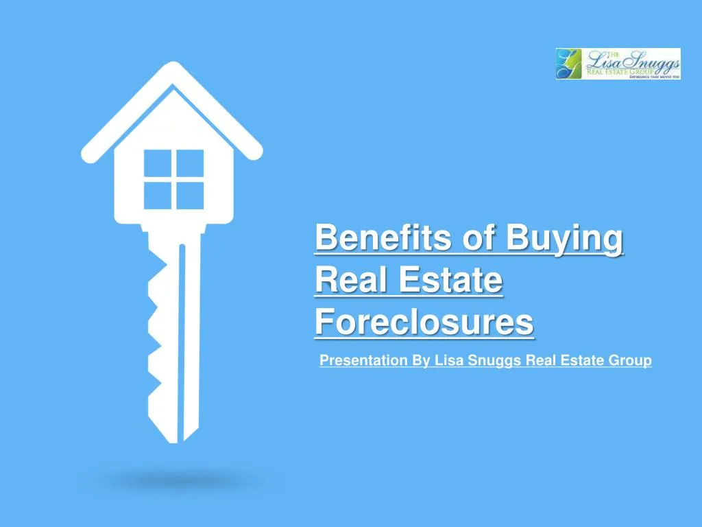 benefits of buying real estate foreclosures