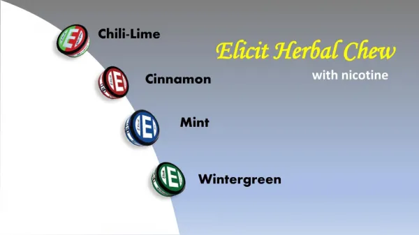 Elicit Herbal Chew with Nicotine