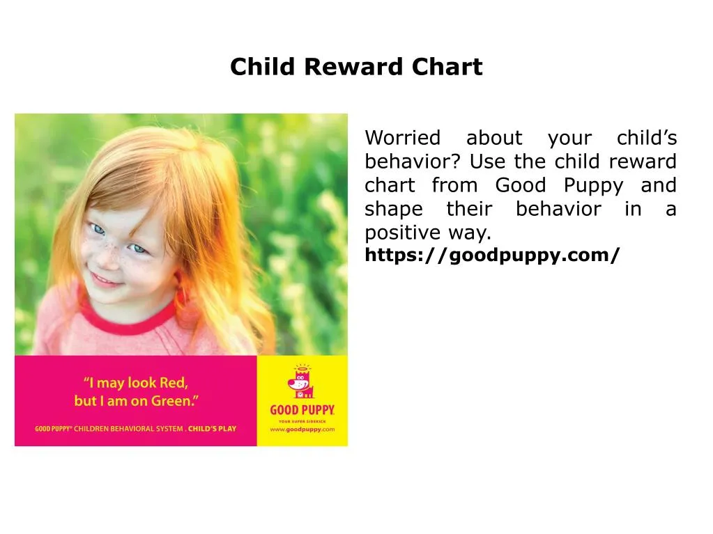 child reward chart