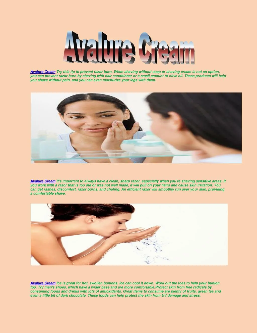 avalure cream try this tip to prevent razor burn