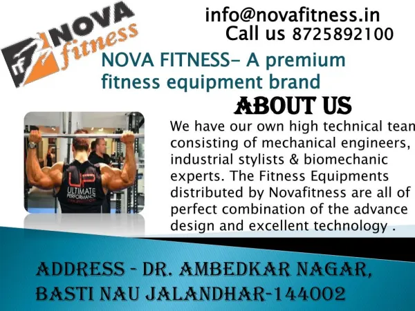 Nova Fitness Leading Fitness Equipment Manufacturer in India