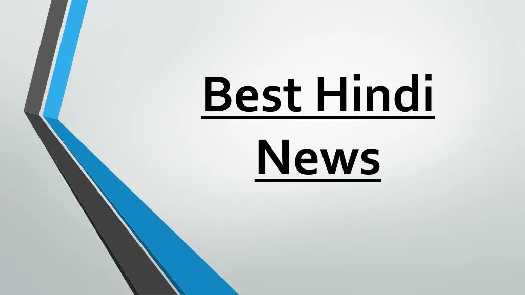 best hindi news
