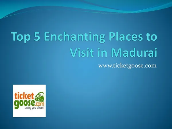 Top 5 Places to Visit in Madurai