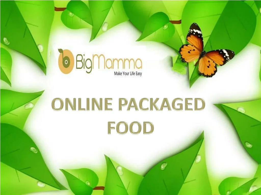 online packaged food