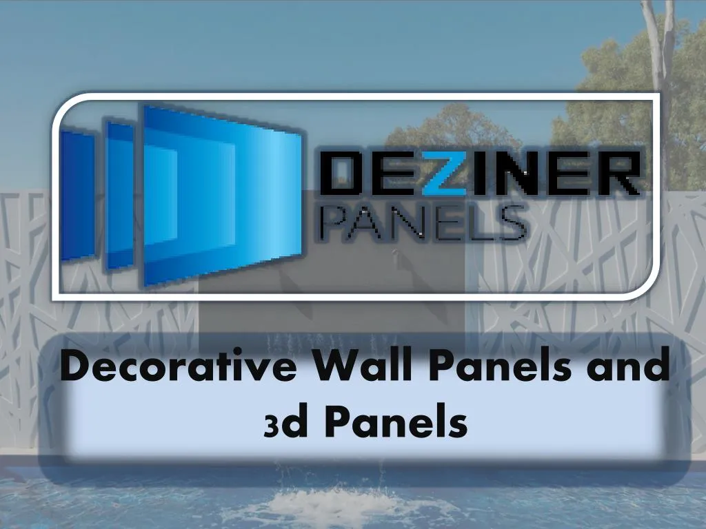 decorative wall panels and 3d panels