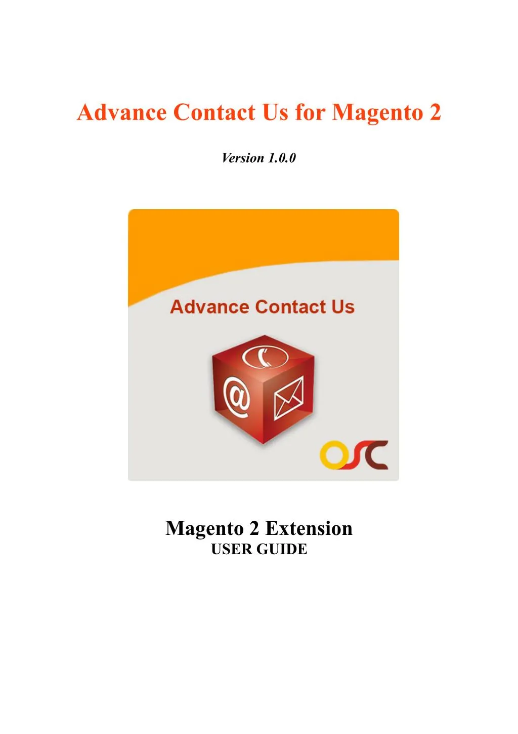 advance contact us for magento 2