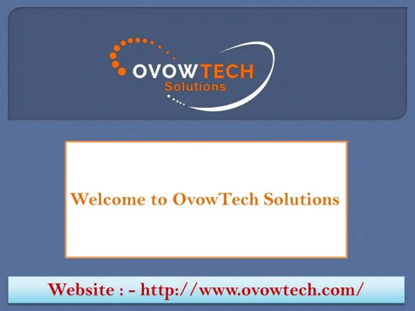 Website development company - Ovowtech