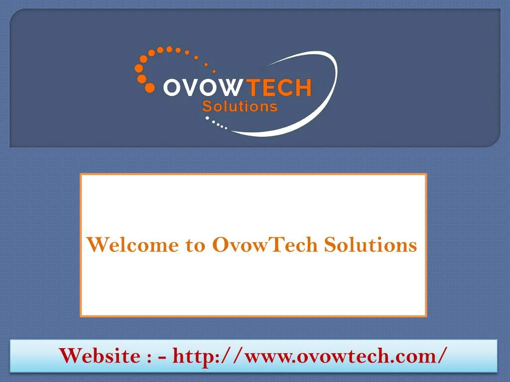 welcome to ovowtech solutions