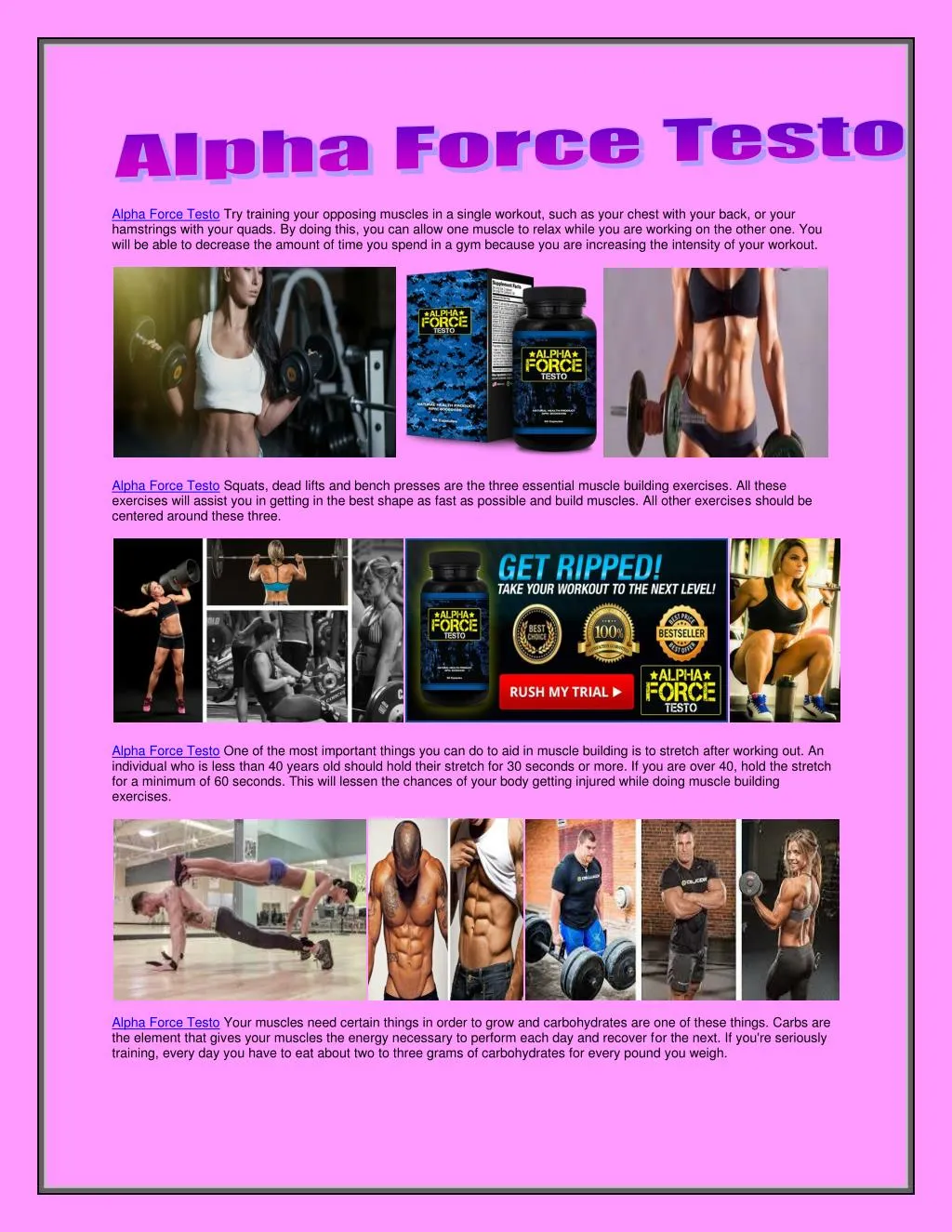 alpha force testo try training your opposing