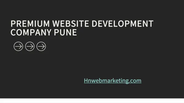 Premium website development company Pune, india | website development | hnwebmarketing.com