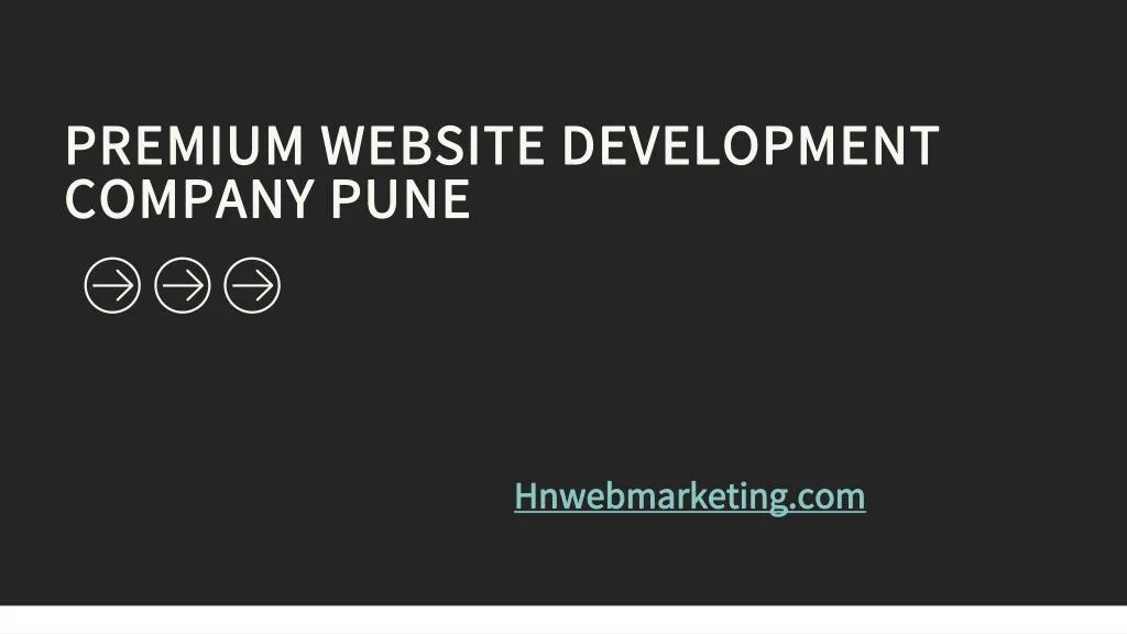 p remium website development company pune