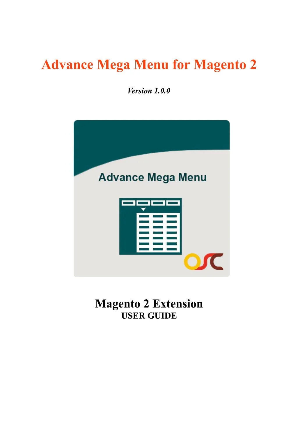 advance mega menu for magento 2