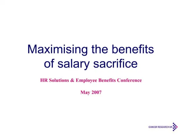 Maximising the benefits of salary sacrifice