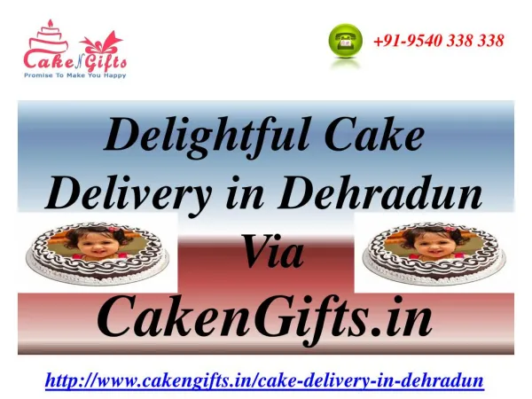 Birthday Cake Delivery in Dehradun via CakenGifts.in
