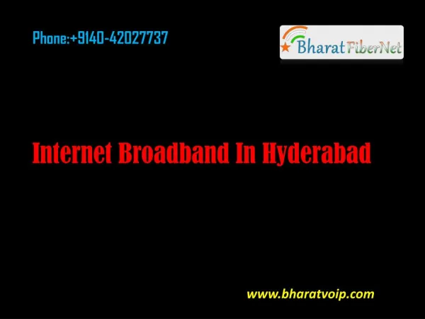 Internet broadband in Hyderabad