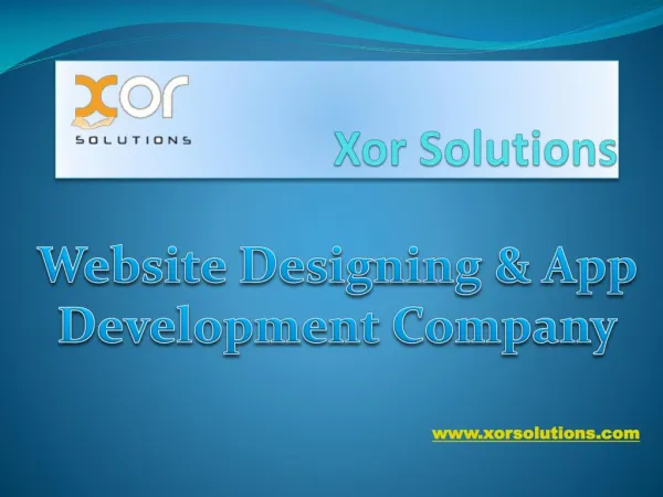 Choose Best Web Designing and Development Company