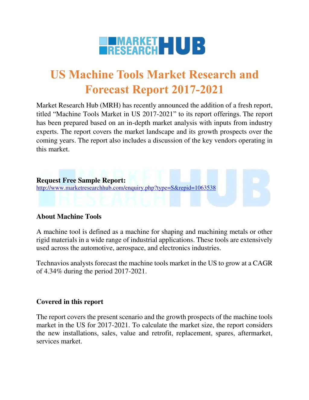 us machine tools market research and forecast