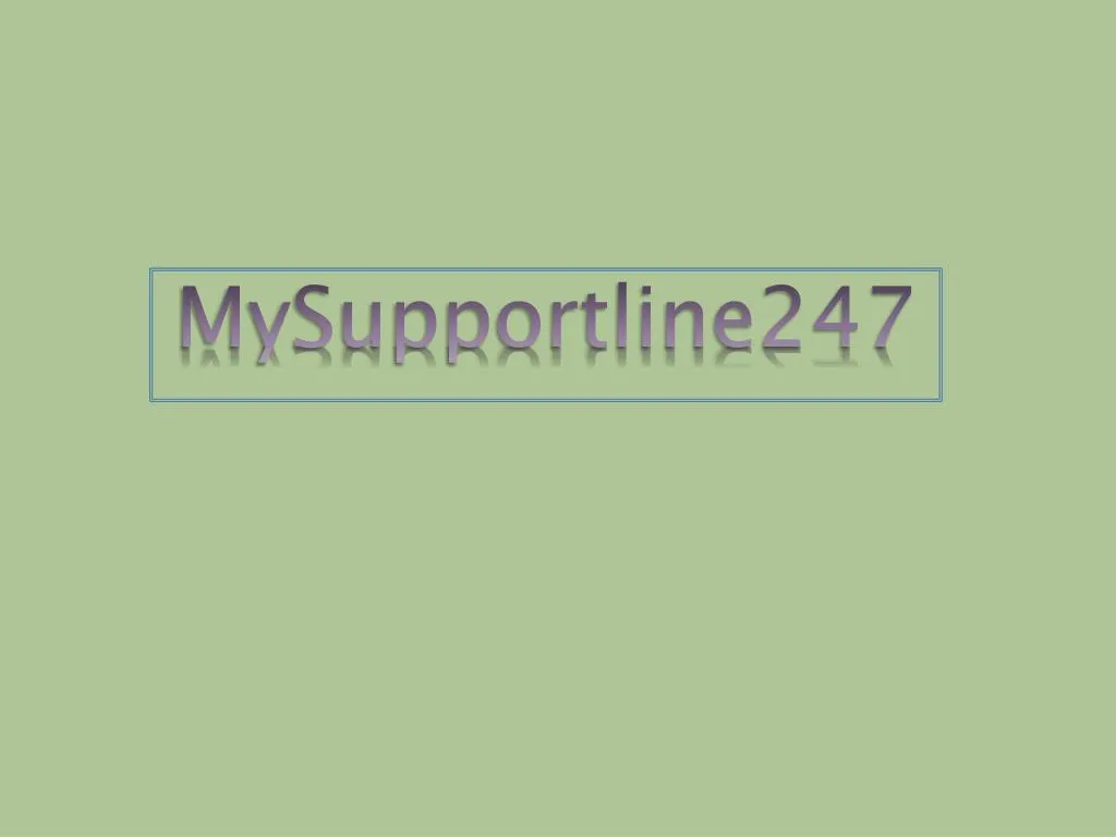 mysupportline247