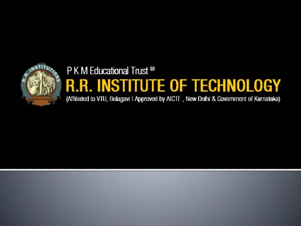 R R. Institute of Technology (RRIT)
