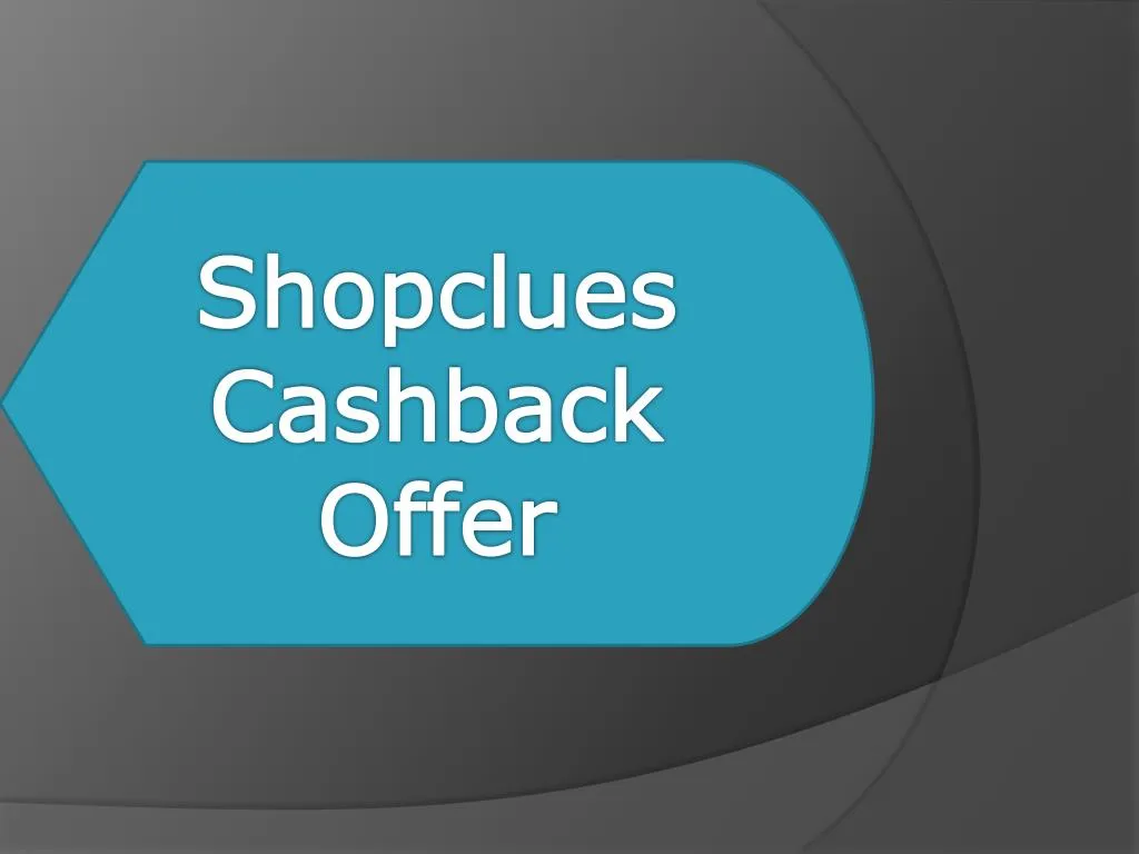 shopclues cashback offer