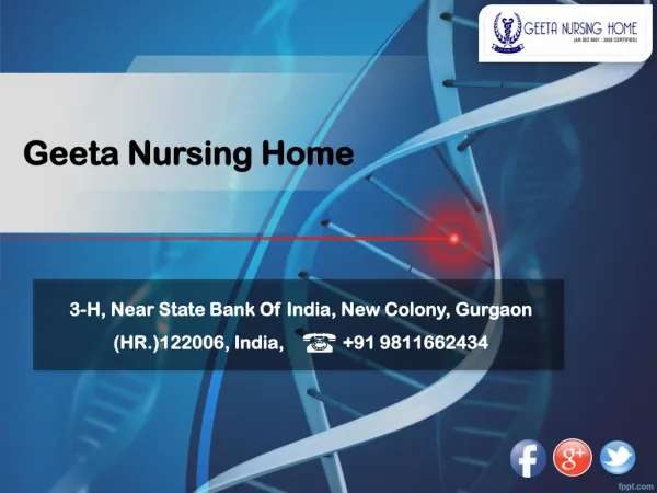 Geeta Nursing Home Professional Ophthalmology Medical Services