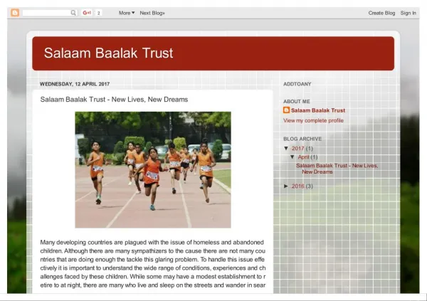 Salaam Baalak Trust - New Lives, New Dreams