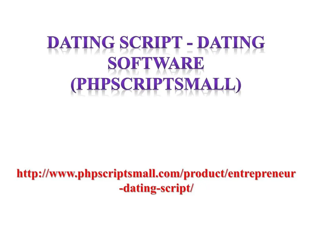 dating script dating software phpscriptsmall