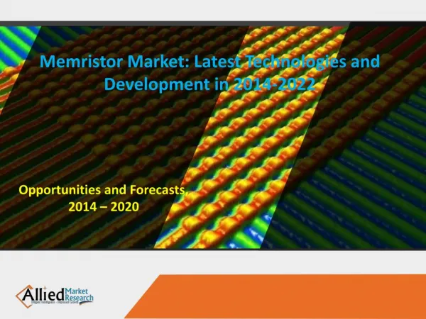 Memristor Market: Latest Technologies and Development in 2014-2022