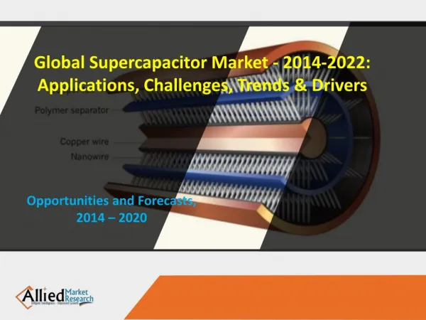 Global Supercapacitor Market - 2014-2022: Applications, Challenges, Trends & Drivers