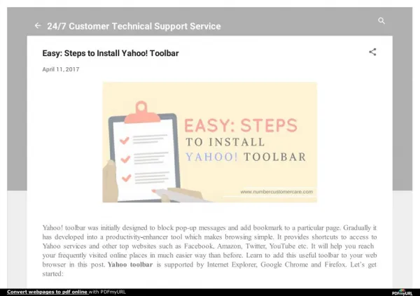 Easy: Steps to Install Yahoo! Toolbar