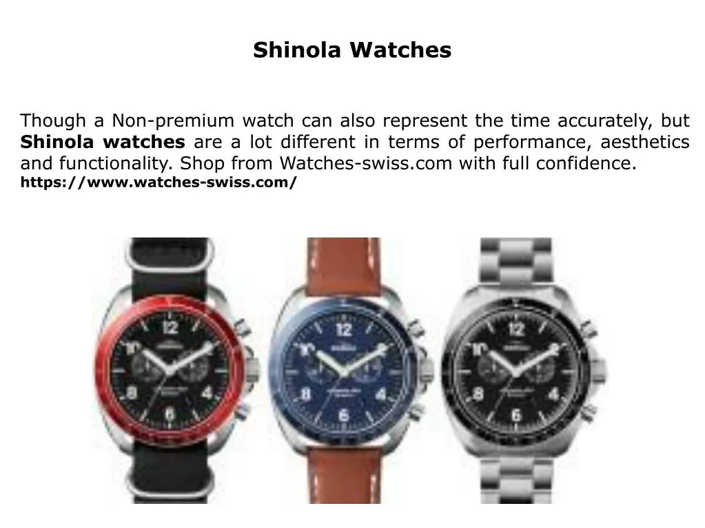 shinola watches