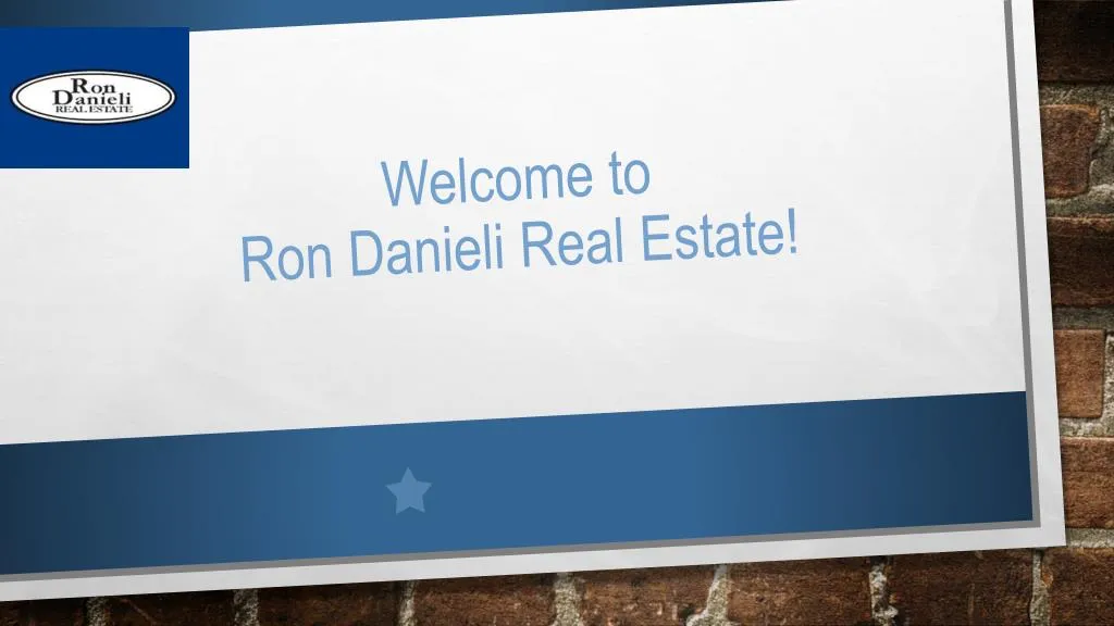 welcome to ron danieli real estate
