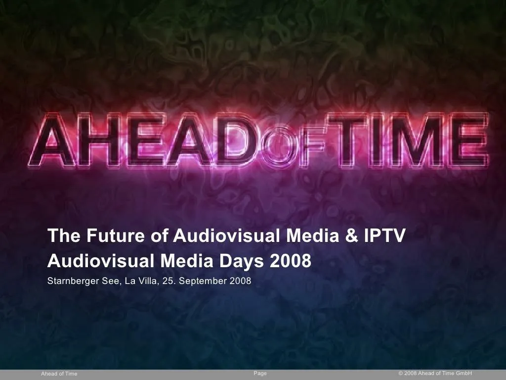 the future of audiovisual media iptv