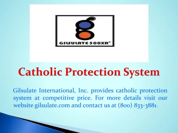 Cathodic Protection System