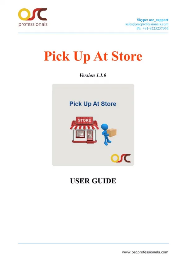 Pick Up at Store Checkout Magento Extension