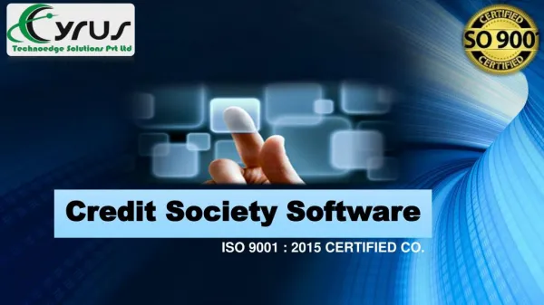 Buy the best Credit Society Software