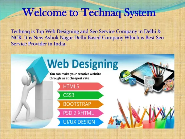Web Designing Company in New Ashok Nagar