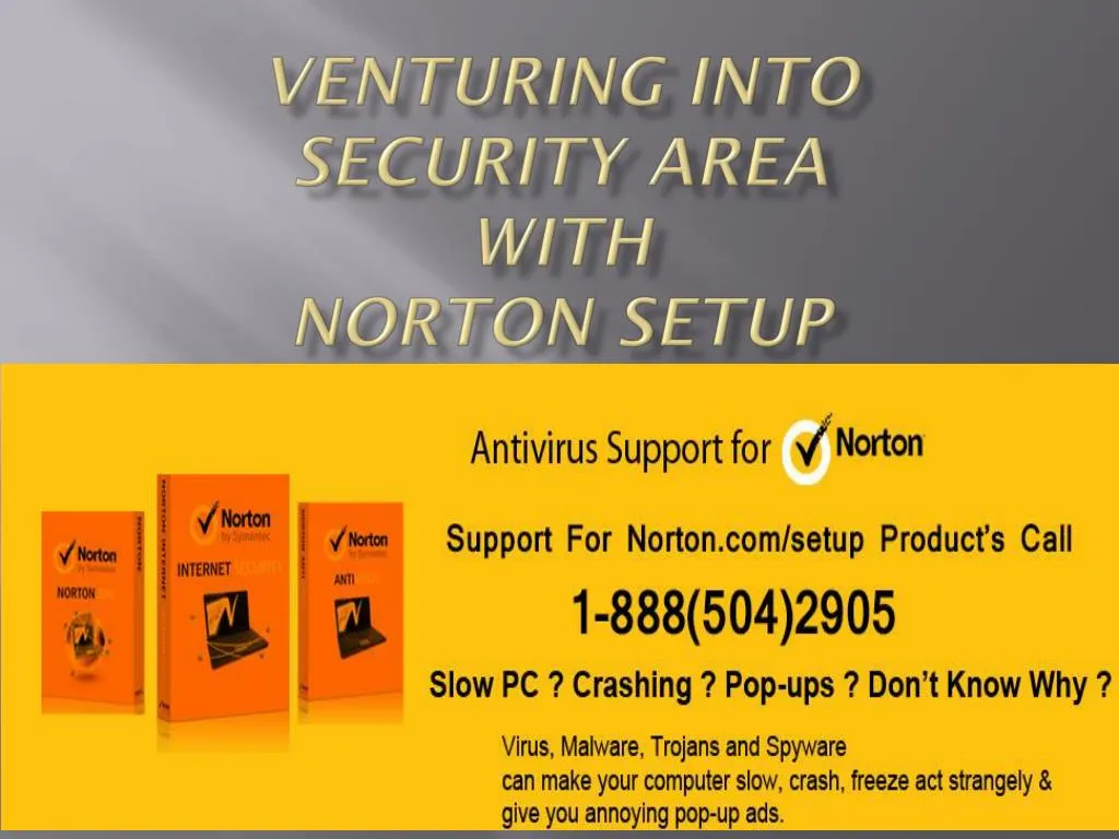 venturing into security area with norton setup