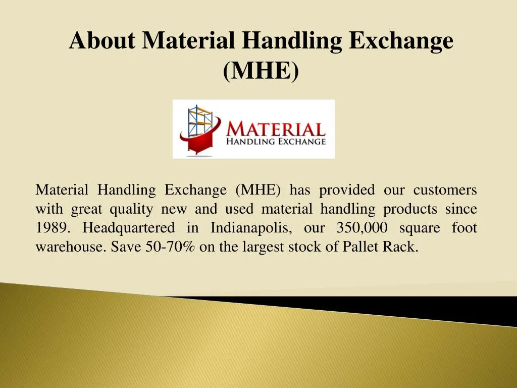 about material handling exchange mhe