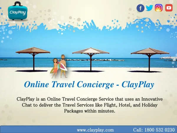 Online Travel Concierge - ClayPlay